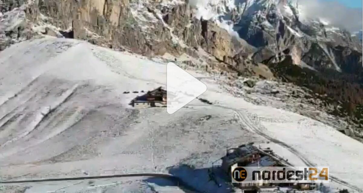 Nevicata a Passo Giau 4 novembre 2019 - 