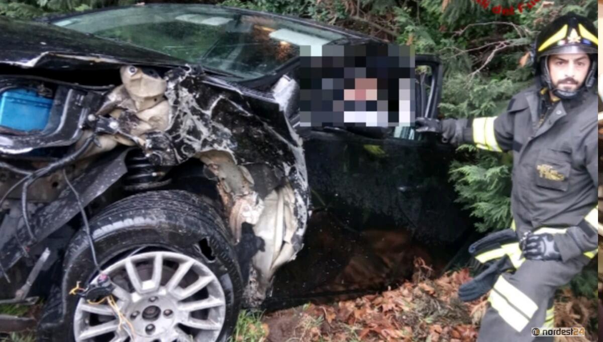 Incidente a Lonigo: 3 veicoli coinvolti, due persone incastrate - 