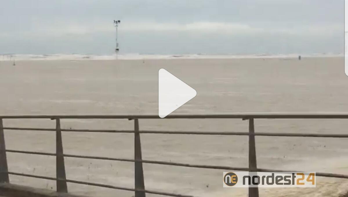 Maltempo, a Bibione la spiaggia scompare, il mare la sommerge - 