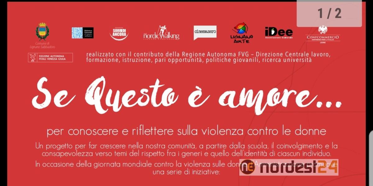"Se questo è amore", Lignano  dal 16 al 23 Novembre - 