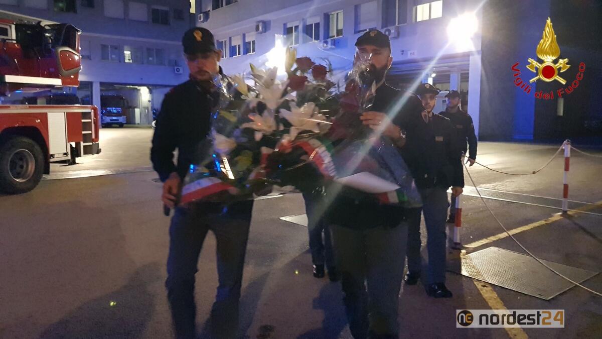 Trieste. La Polizia di Stato porge le condoglianze al Corpo dei Vigili del Fuoco - 