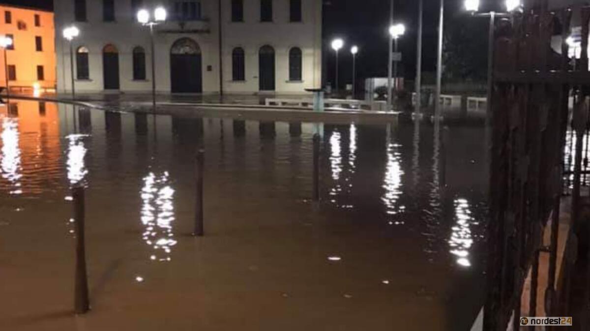 Notte di maltempo con allagamenti tra Veneto e Friuli - 