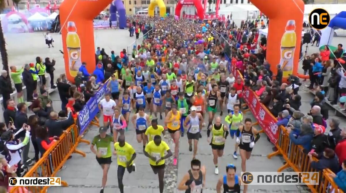 La partenza della mezza maratona di Palmanova - 