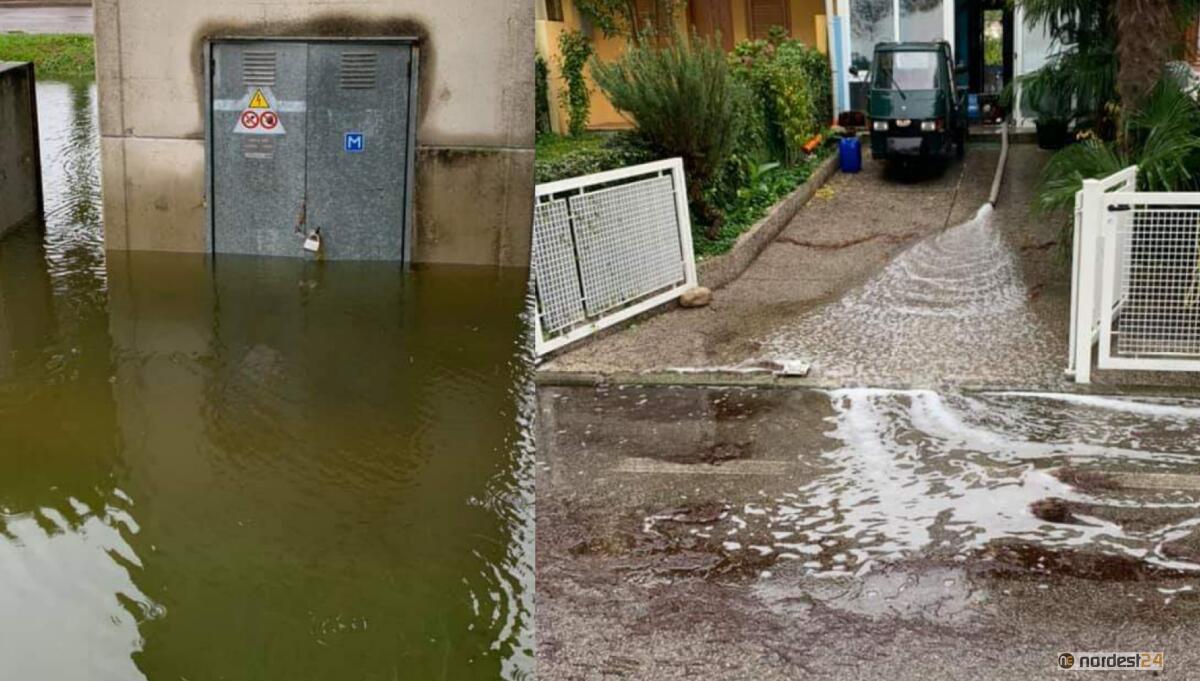 Maltempo, anche Aprilia Marittima finisce sott'acqua - 