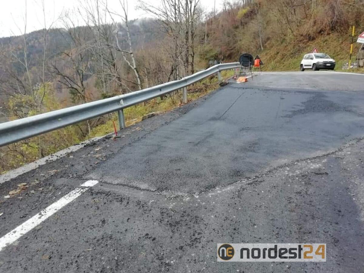 Riaperta la strada Sp 3 Valle Imperina - 