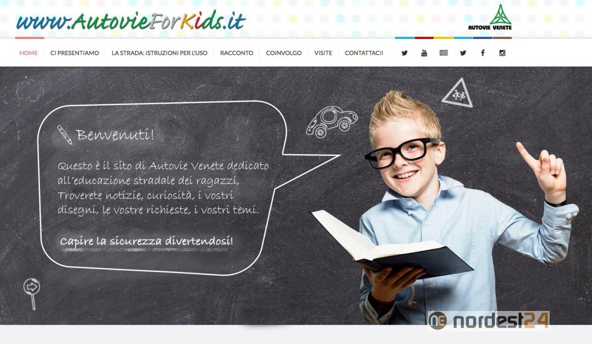 Autovie For Kids sbarca sui social - 