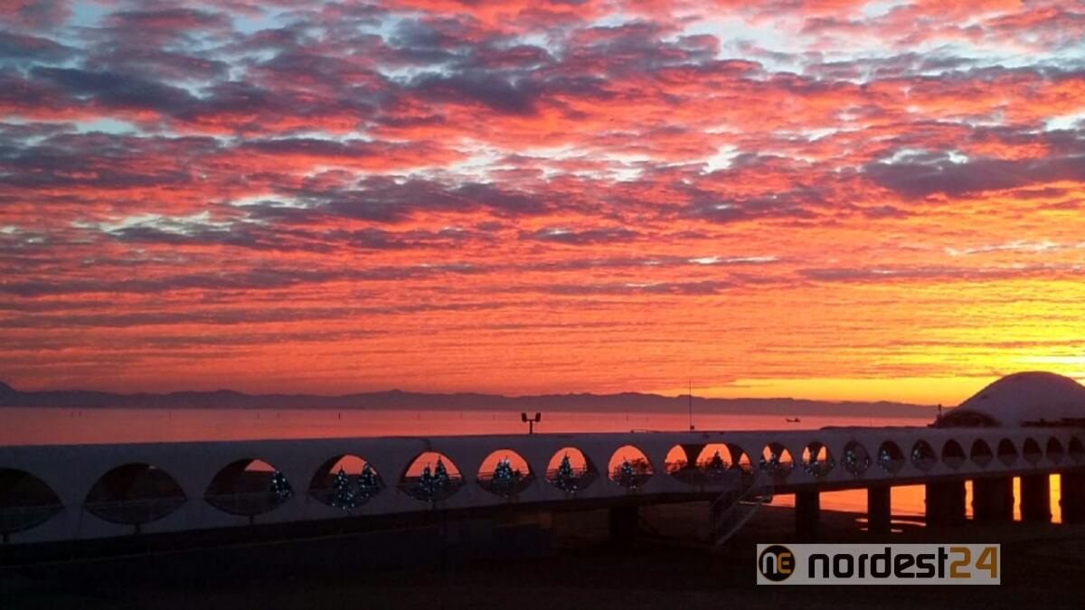 Quando la Natura sembra un dipinto: l'ultima alba 2019 a Lignano - FOTO - 