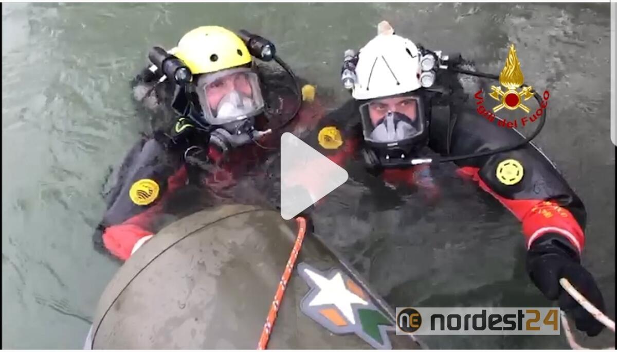 Cavarzere, individuata l'auto finita nel fiume Adige: un corpo all'interno - 