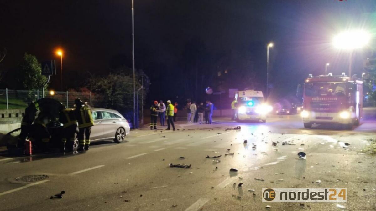 Incidente ad Azzano Decimo (Pn), scontro tra 2 auto: 3 feriti - 