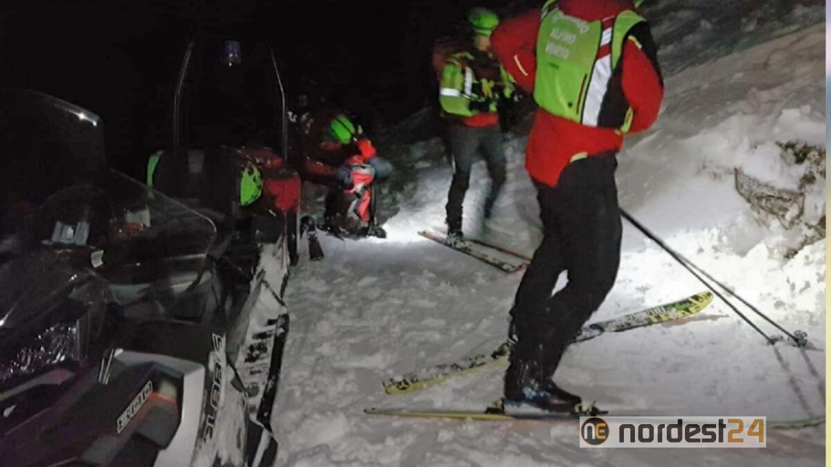 Scialpinista travolto da una valanga e trascinato per 500 metri - 