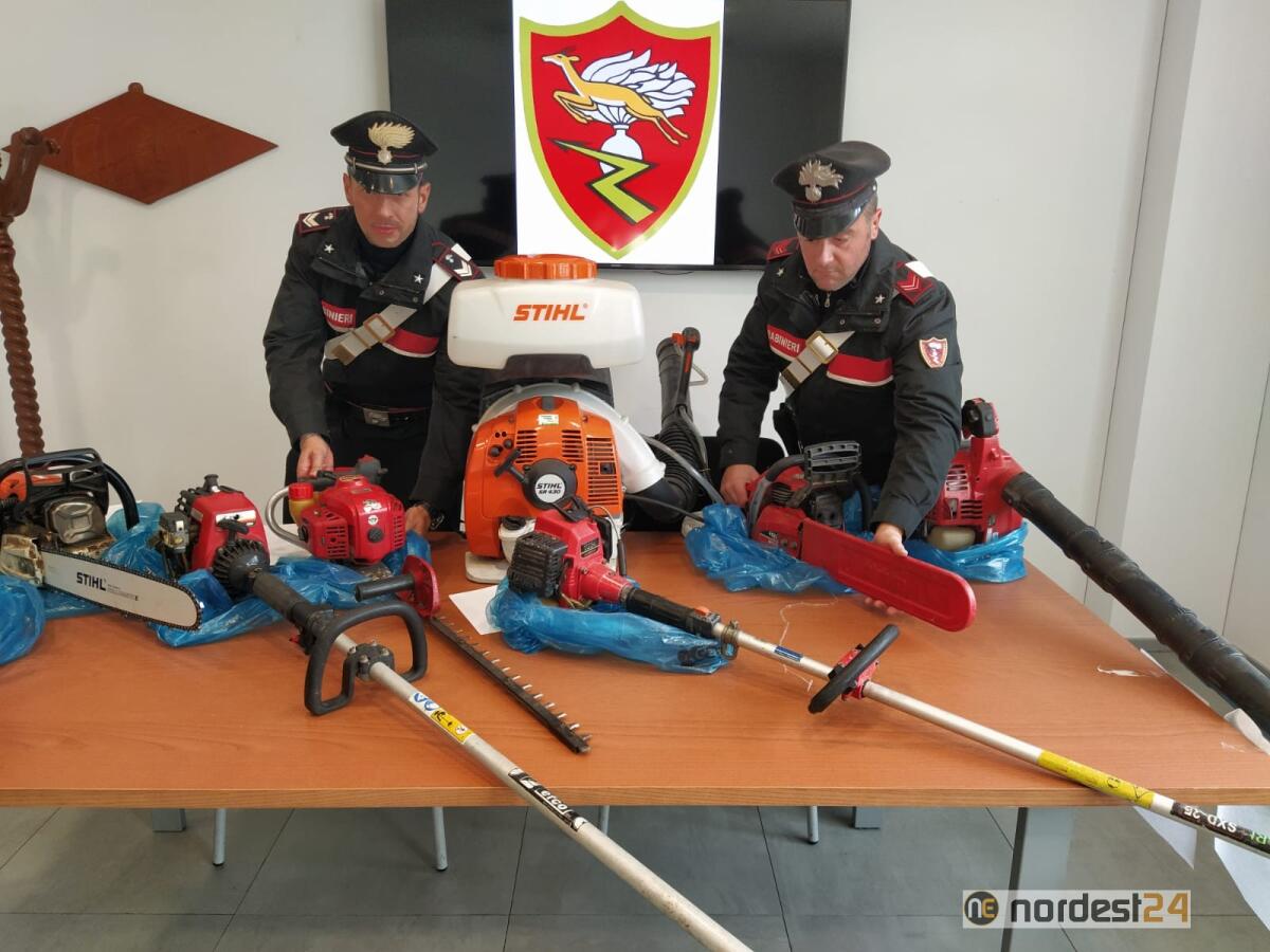 Pordenone, rinvenuti attrezzi da lavoro rubati da un 30enne: riconoscete i vostri? - 