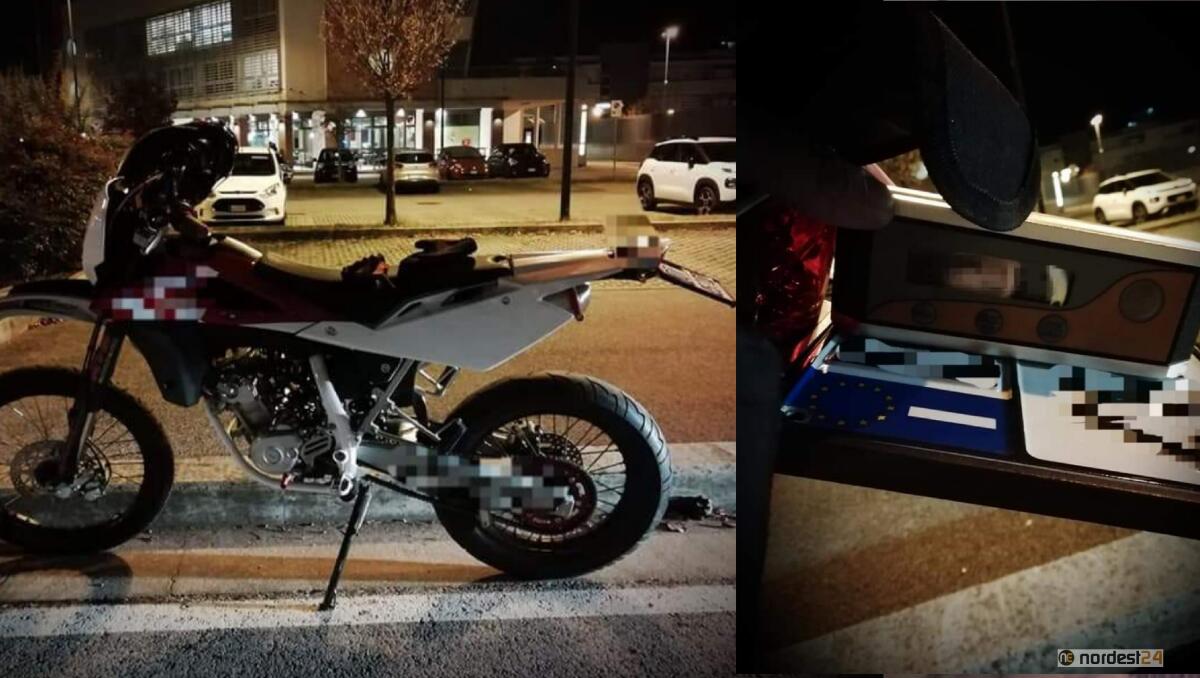 Jesolo, minore in moto nella notte con targa inclinata per eludere i controlli - 