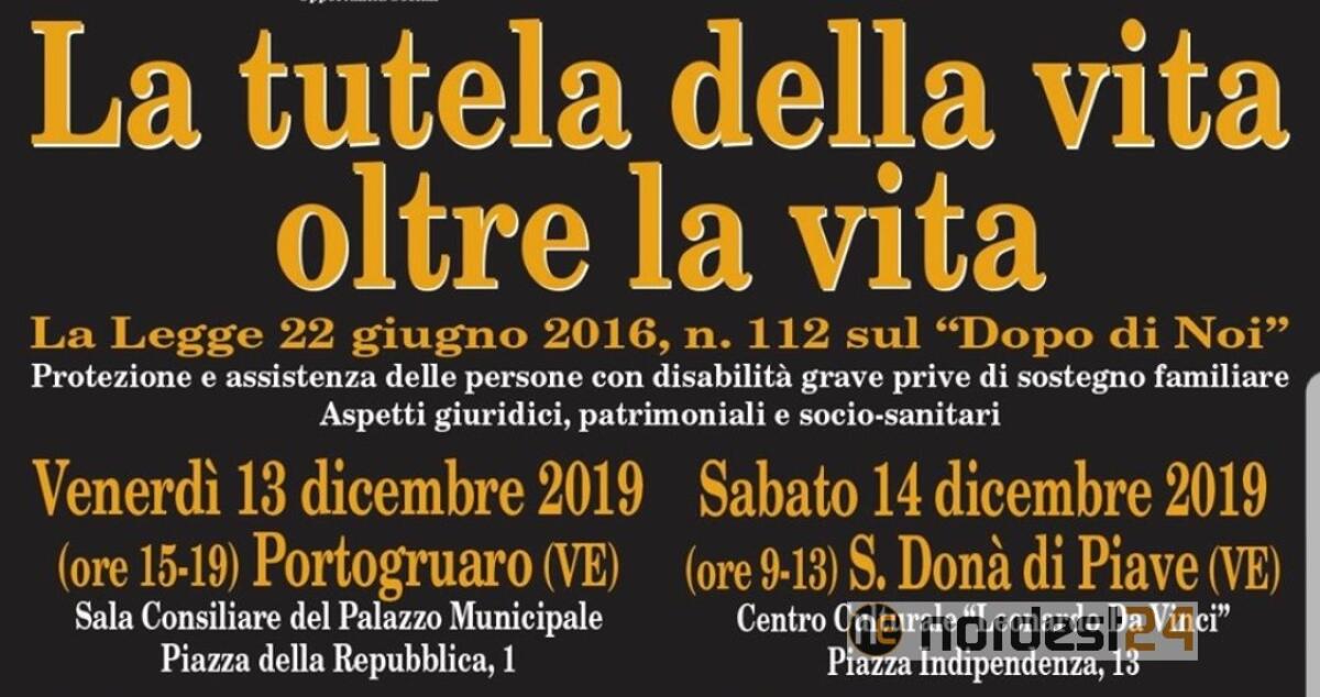 A Portogruaro il convegno "La tutela della vita oltre la vita" - 