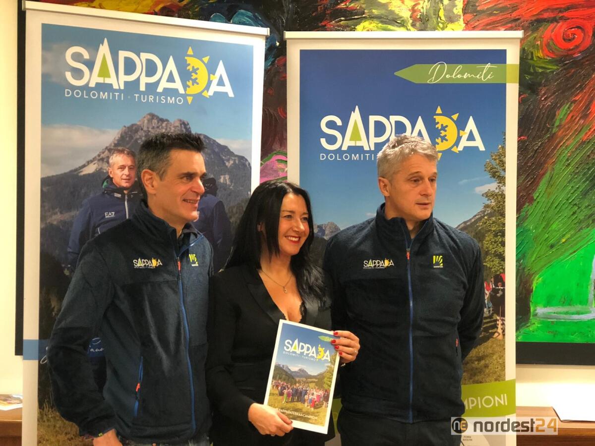 Silvio Fauner e Pietro Piller Cottrer testimonial per la promozione turistica di Sappada - 