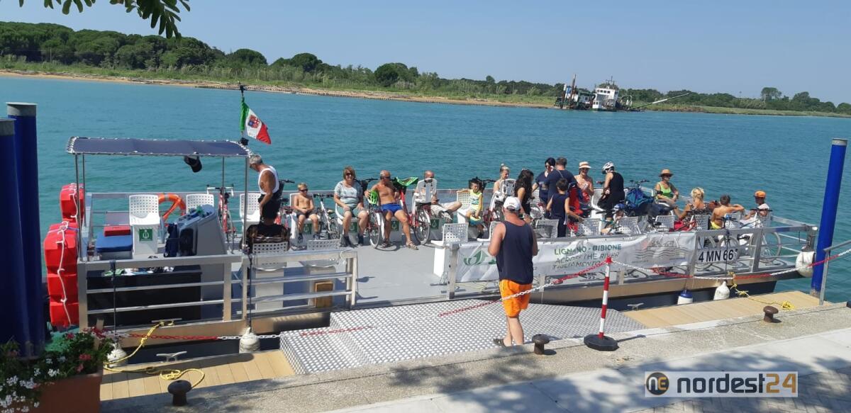 Bibione sorprende tutti: nuovo Passo Barca verso Vallecchia Caorle con bici al seguito - 
