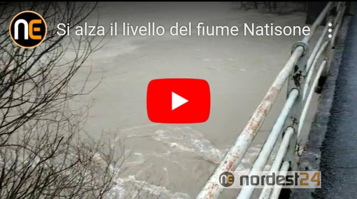 Maltempo, cresce il livello del fiume Natisone - 