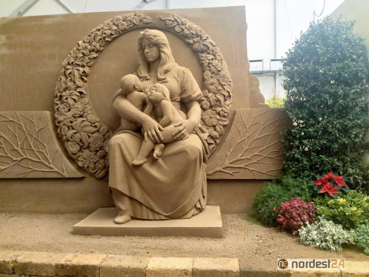 Jesolo Sand Nativity, le meravigliose foto del presepe di sabbia - 