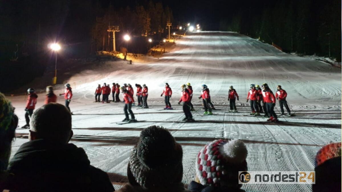 Successo a Sappada per lo ski show dei maestri  della Scuola Sci - 