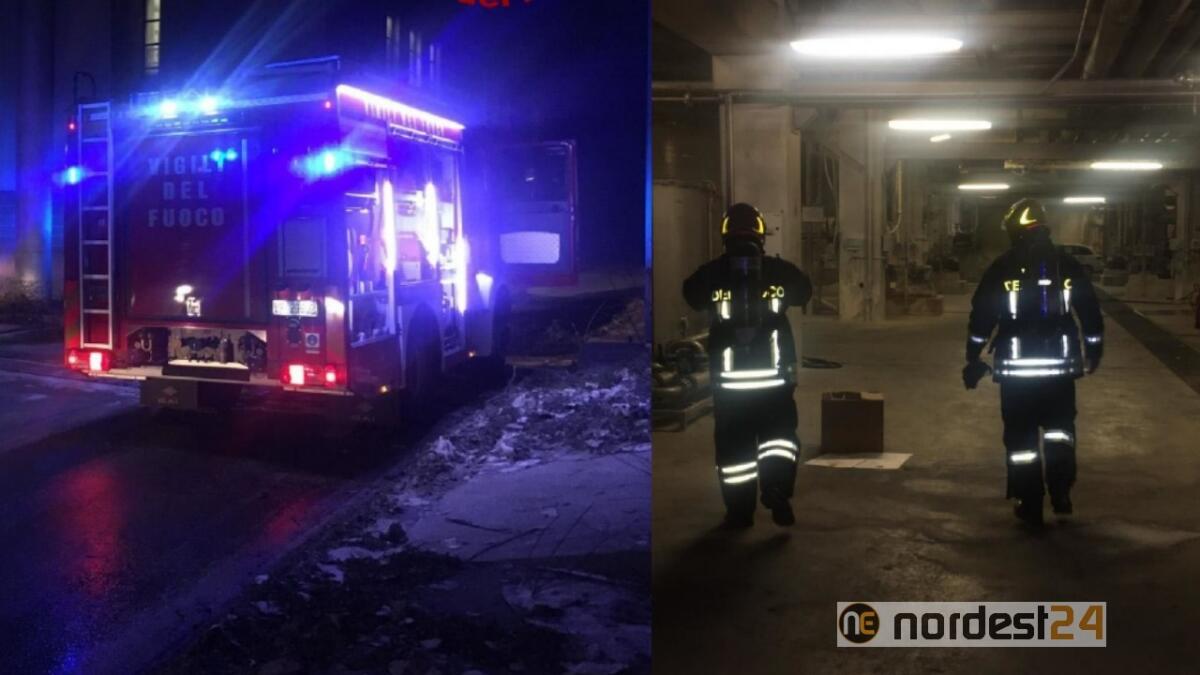 Incendio alla cartiera Burgo: in fiamme la cabina elettrica 10.000 Volt - 