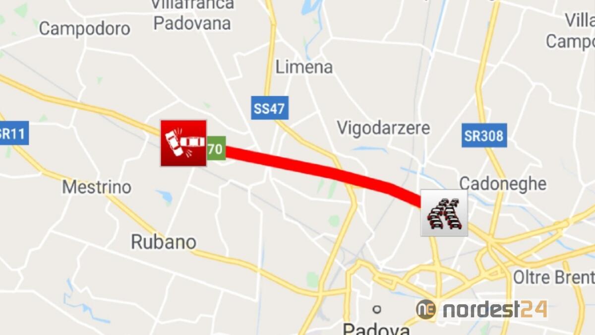 ???? Maxi incidente in A4: diversi veicoli coinvolti, coda 9 km - 
