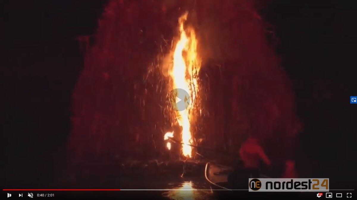 La Foghera tal Timent a Pertegada, 5 gennaio 2020 - VIDEO - 