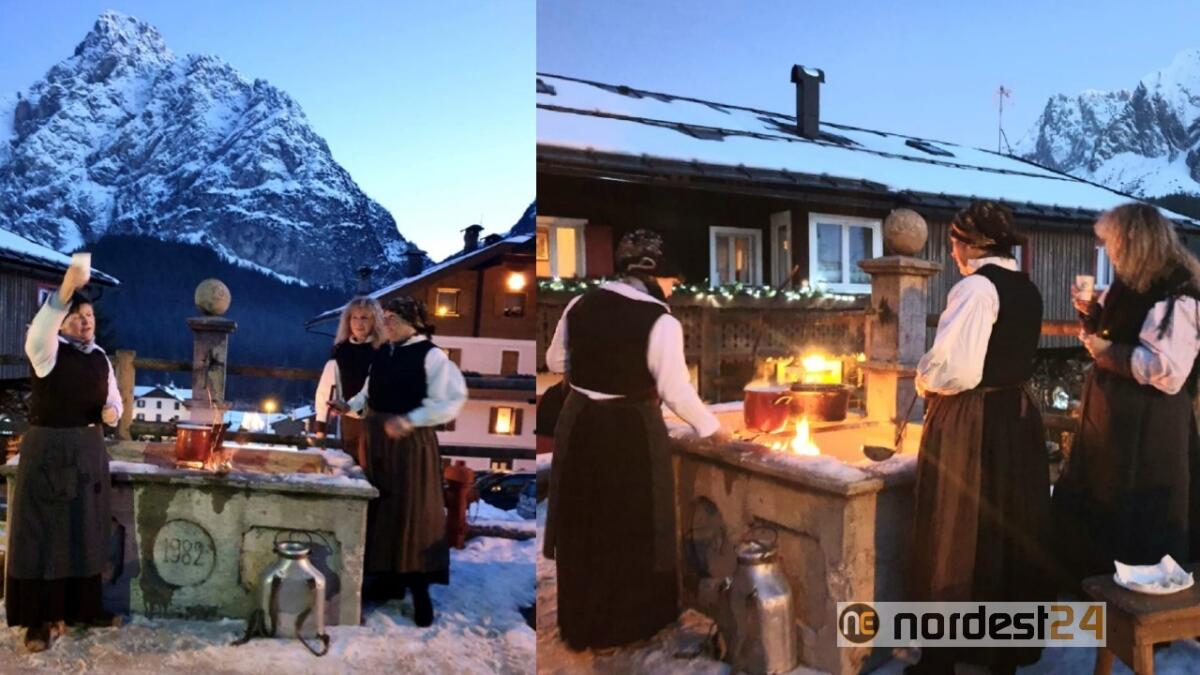 A Sappada si rinnova la tradizione: calde bevande ed auguri ai passanti - 