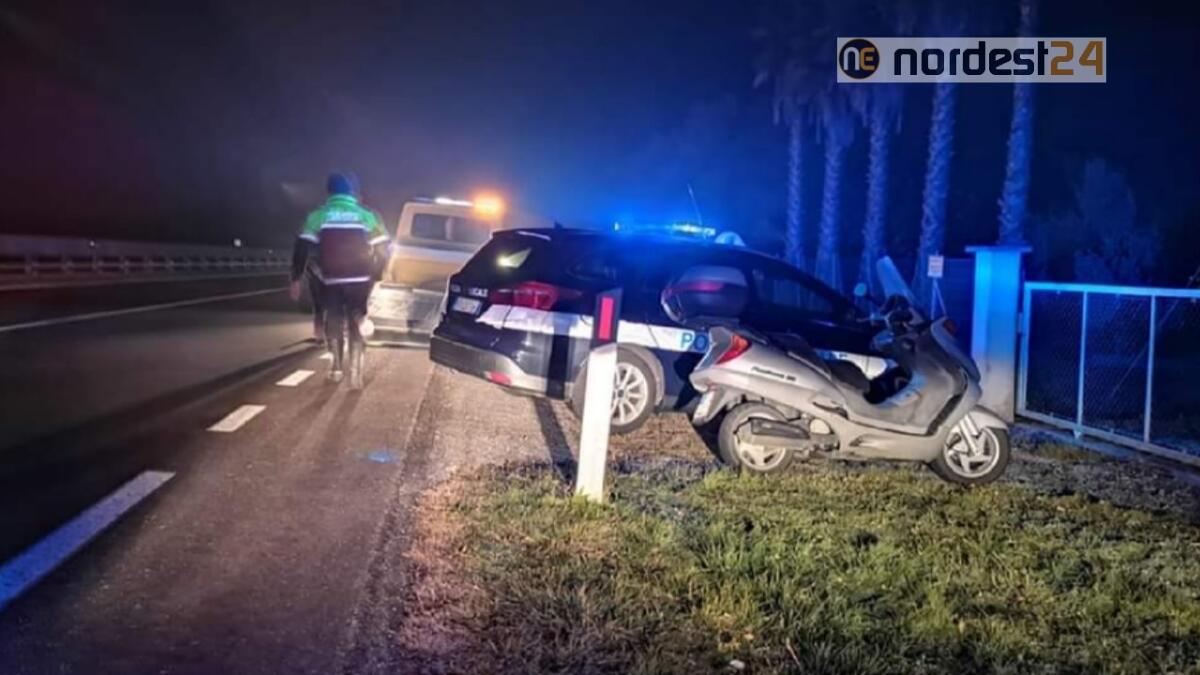Jesolo, fugge all'alt della Polizia: senza assicurazione, revisione e targa - 