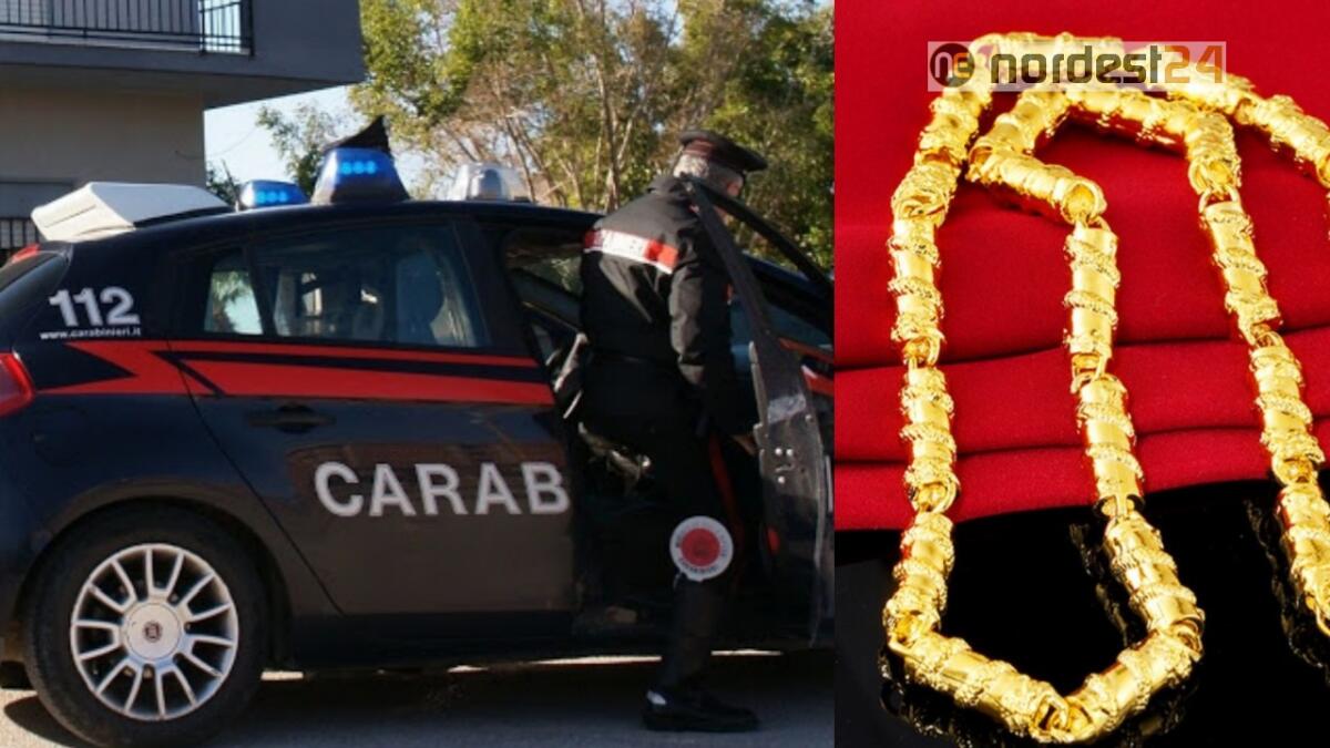 Permuta un girocollo d'oro, ma lo aveva rubato: 33enne denunciato - 