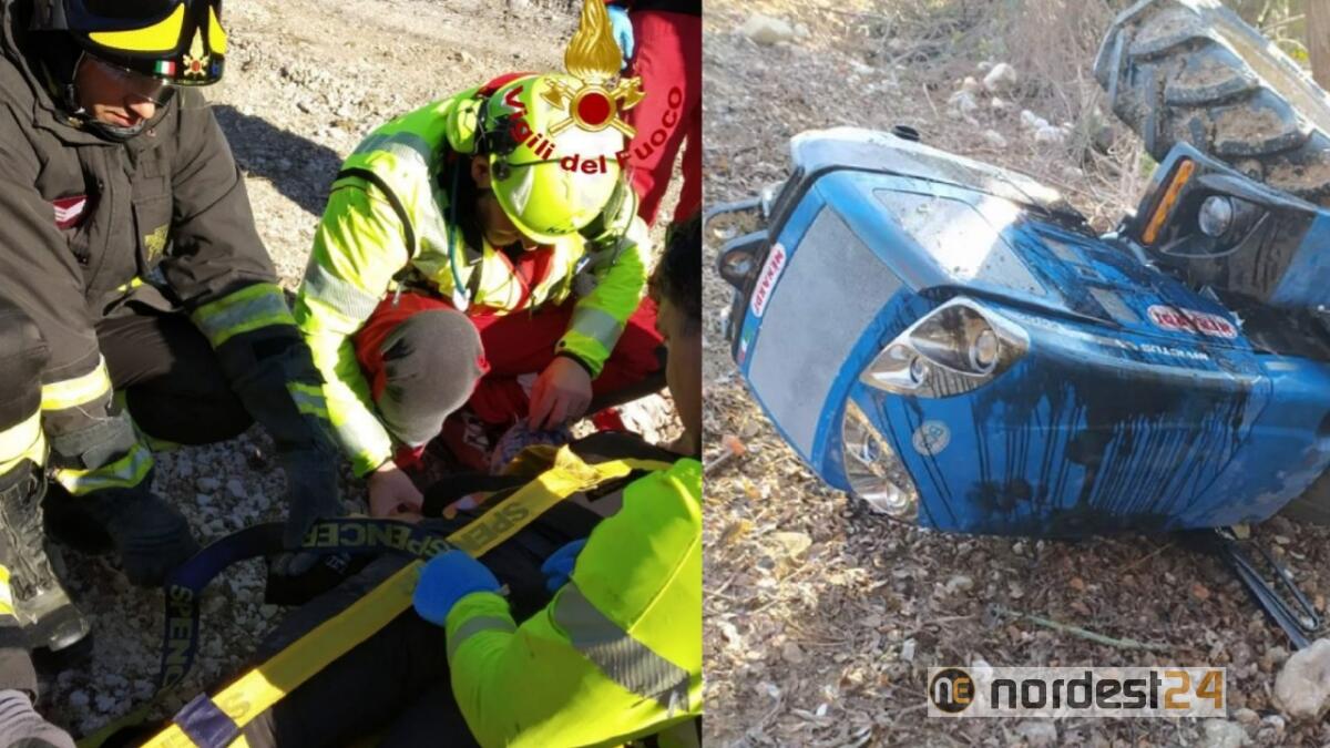 Meduno, si rovescia con il trattore: grave un 66enne - 