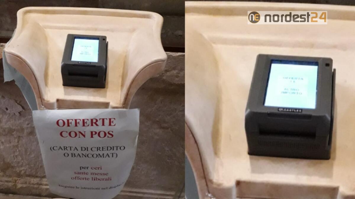 Pos in chiesa, a Chioggia le offerte si pagano col bancomat - 