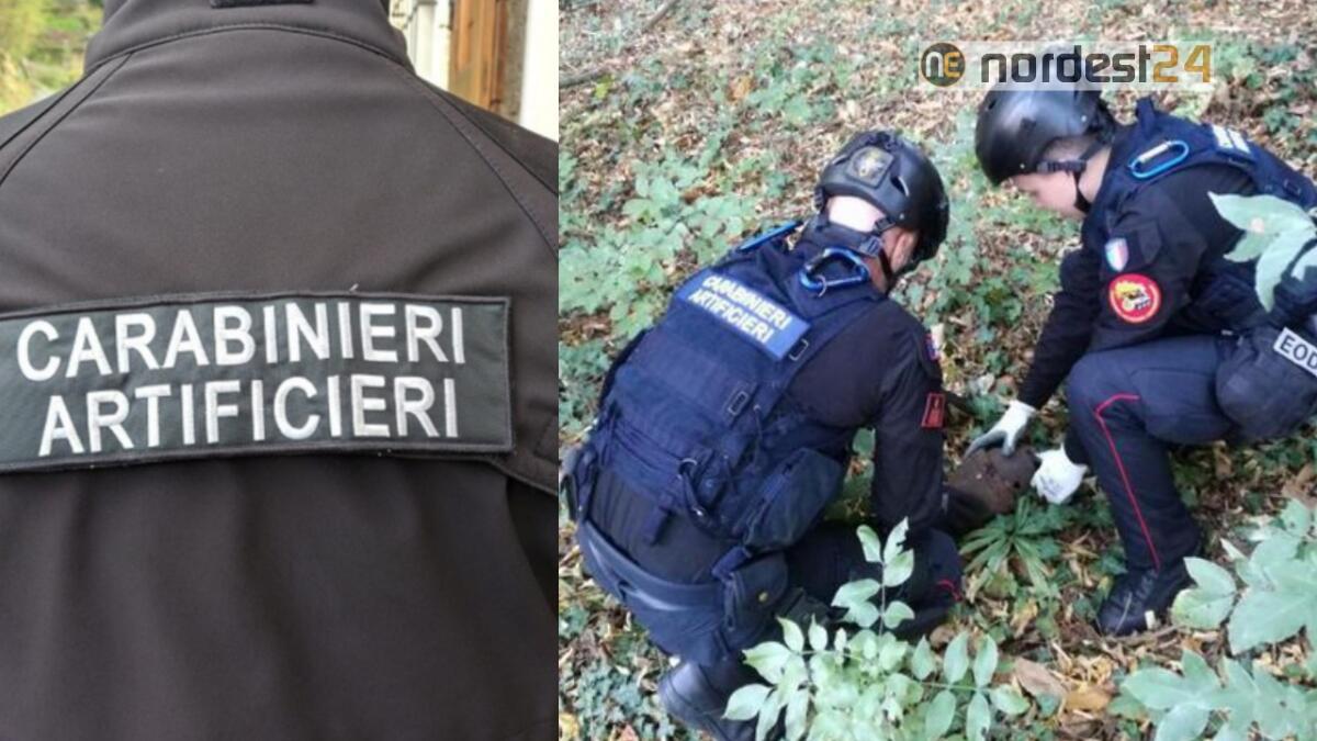 Udine, bomba da mortaio carica nel canale Ledra - 