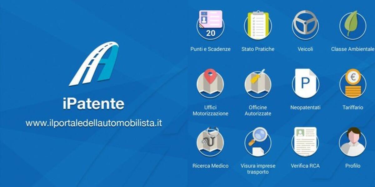 Il portale dell'automobilista | nuova applicazione iPatente - 