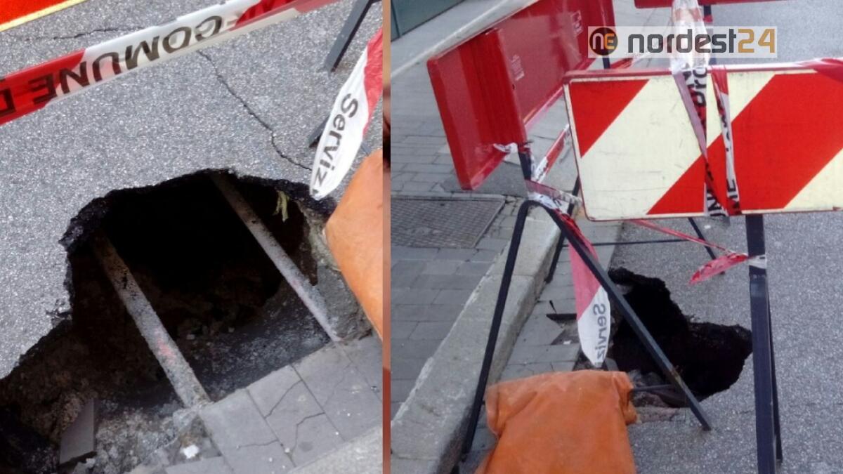 Voragine in strada a Udine: chiusa via Castellana - 