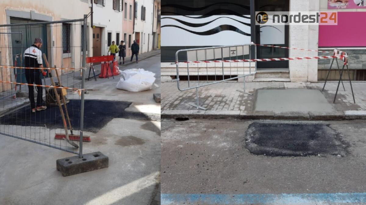 Udine. Voragini nelle strade riparate in tempo record - 