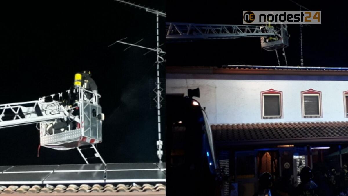 Incendio di una canna fumaria a Cecchini di Pasiano: pompieri domano le fiamme - 