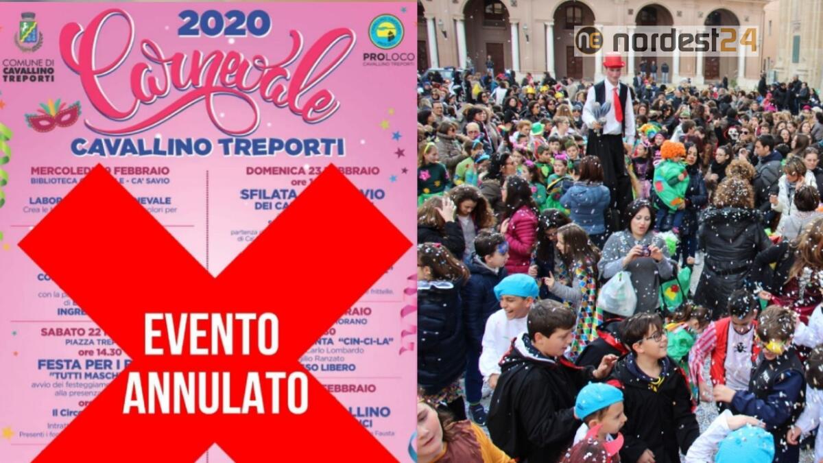 Cavallino Treporti, rischio Coronavirus: sospesi tutti gli eventi di Carnevale - 