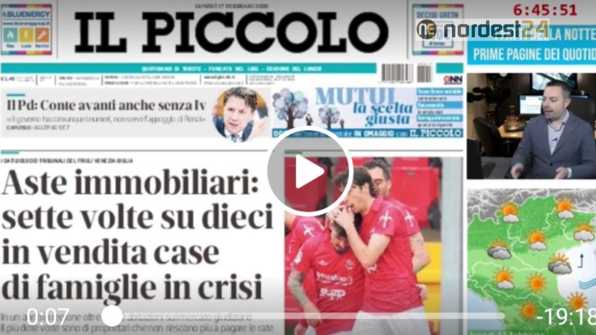 Buongiorno Nordest: rassegna stampa del 17 febbraio 2020 - 