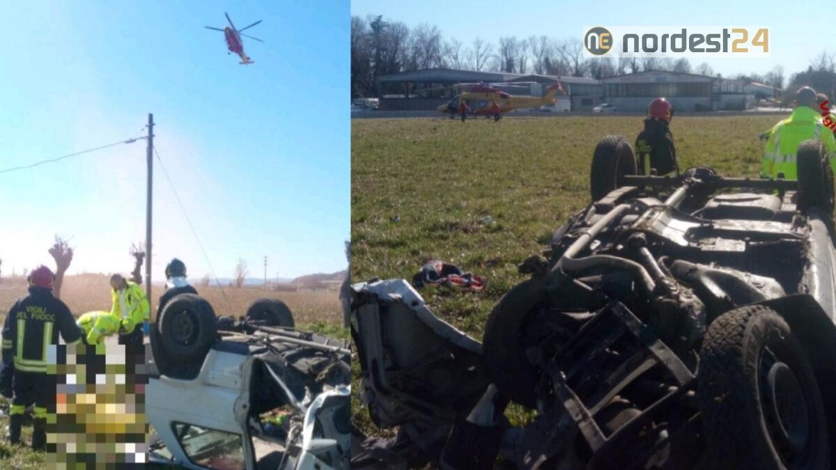 Si schianta con l'auto contro il platano: grave un 60enne - 