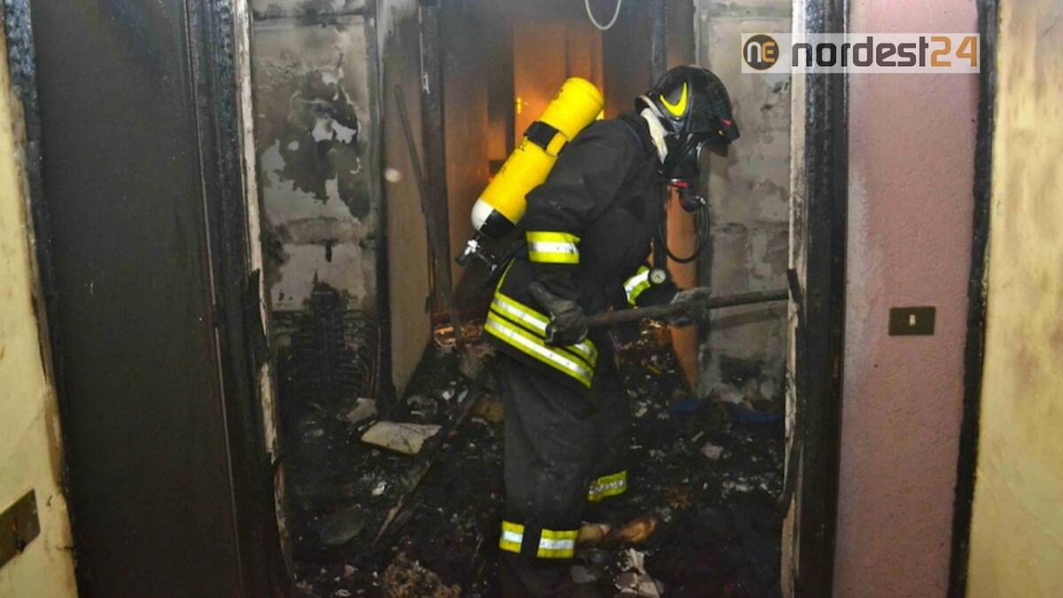 Incendio a Tricesimo: morta una donna e 13 intossicati - 