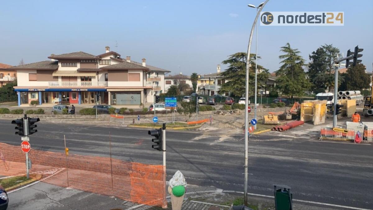 Rotonda di Pertegada: al via gli interventi propedeutici del cafc - 
