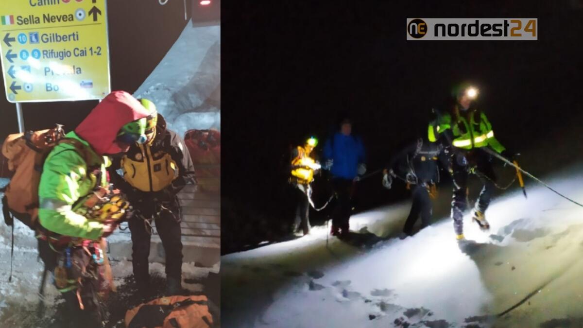 Tratti in salvo i due sciatori fuoripista bloccati a Sella Nevea - FOTO - 