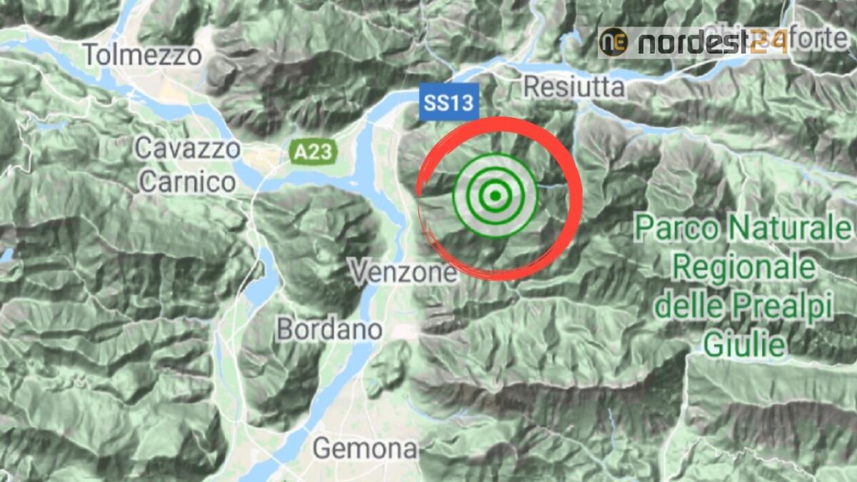 Scossa di terremoto in Friuli Venezia Giulia: epicentro a Venzone - 