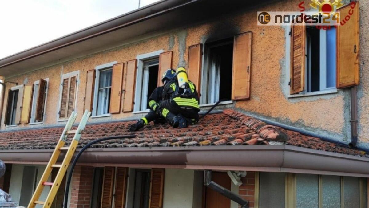 Incendio in appartamento a Cordenons: in salvo mamma e due figli - 