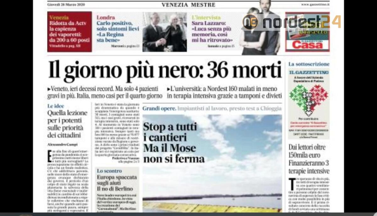 Entra in vigore il nuovo decreto. Rassegna stampa del 26 marzo 2020 - 