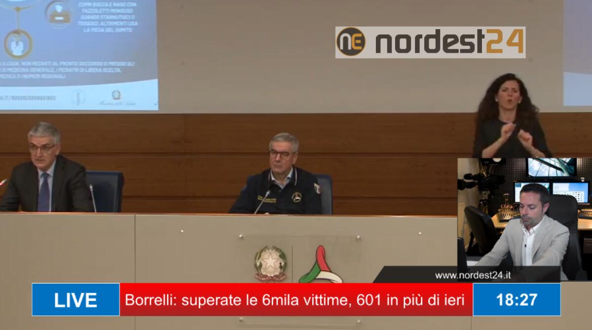 Borrelli: grande solidarietà italiani, raccolti 25,5 milioni - DIRETTA - 