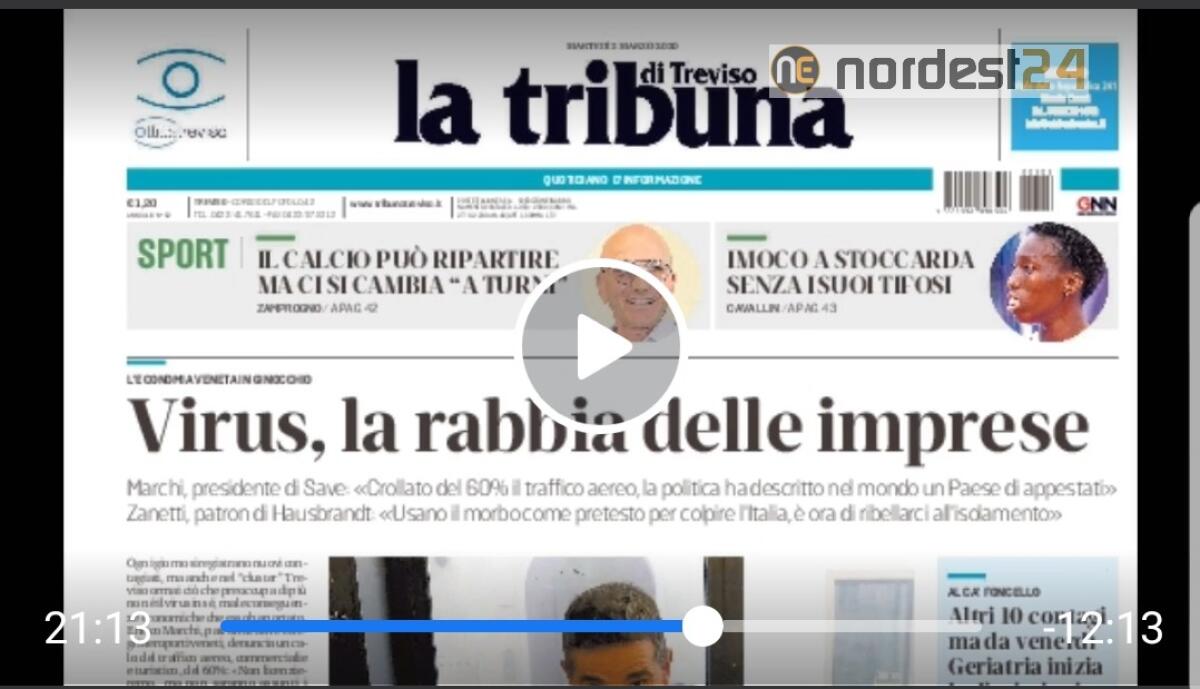 Ultimi aggiornamenti e rassegna stampa del 3 marzo 2020 - 