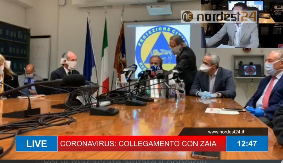 Veneto, Zaia in diretta: "Donazione di 1 milione dalla famiglia Polegato" - VIDEO - 