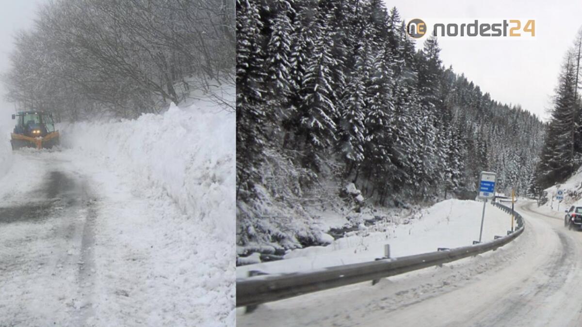 Veneto, nevicate abbondanti: chiusi alcuni tratti stradali - 