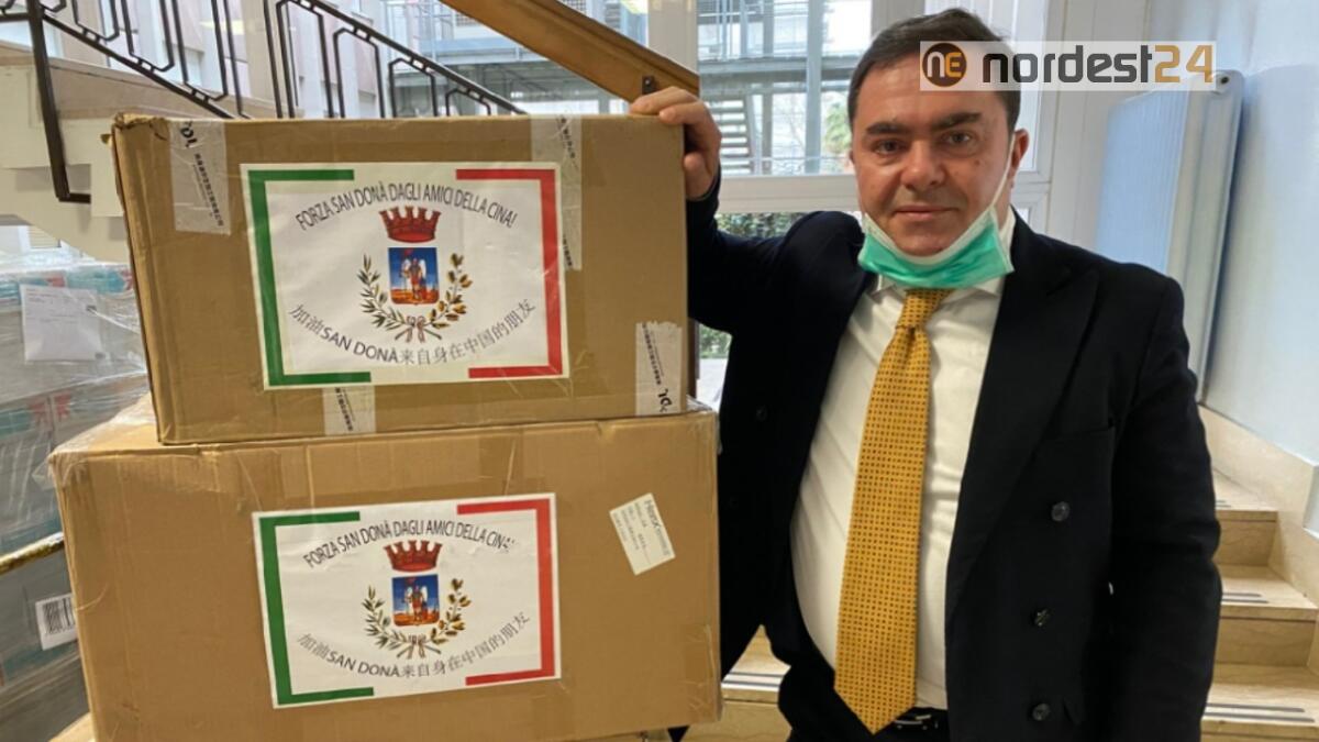 San Donà di Piave. Giovane imprenditore dona 10.000 mascherine all'Ulss4 - 