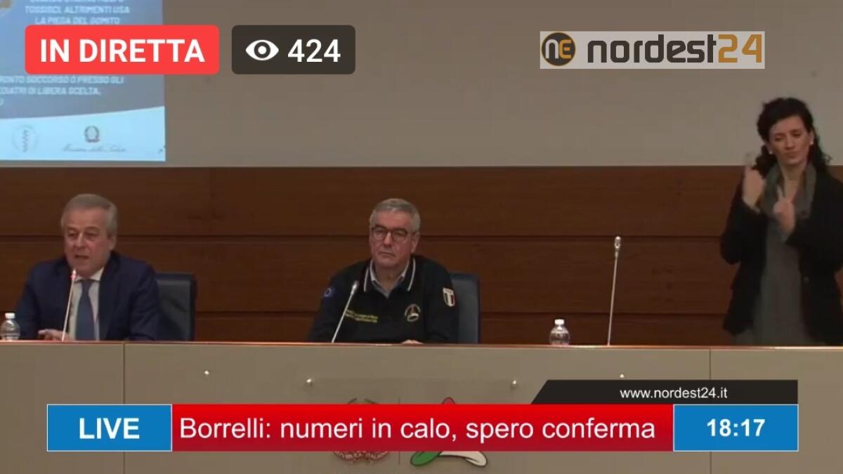 Borrelli: "numeri in calo, spero conferma" - SEGUI LA DIRETTA - 
